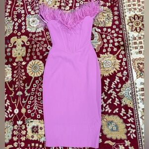 Miss Circle Pink corset dress